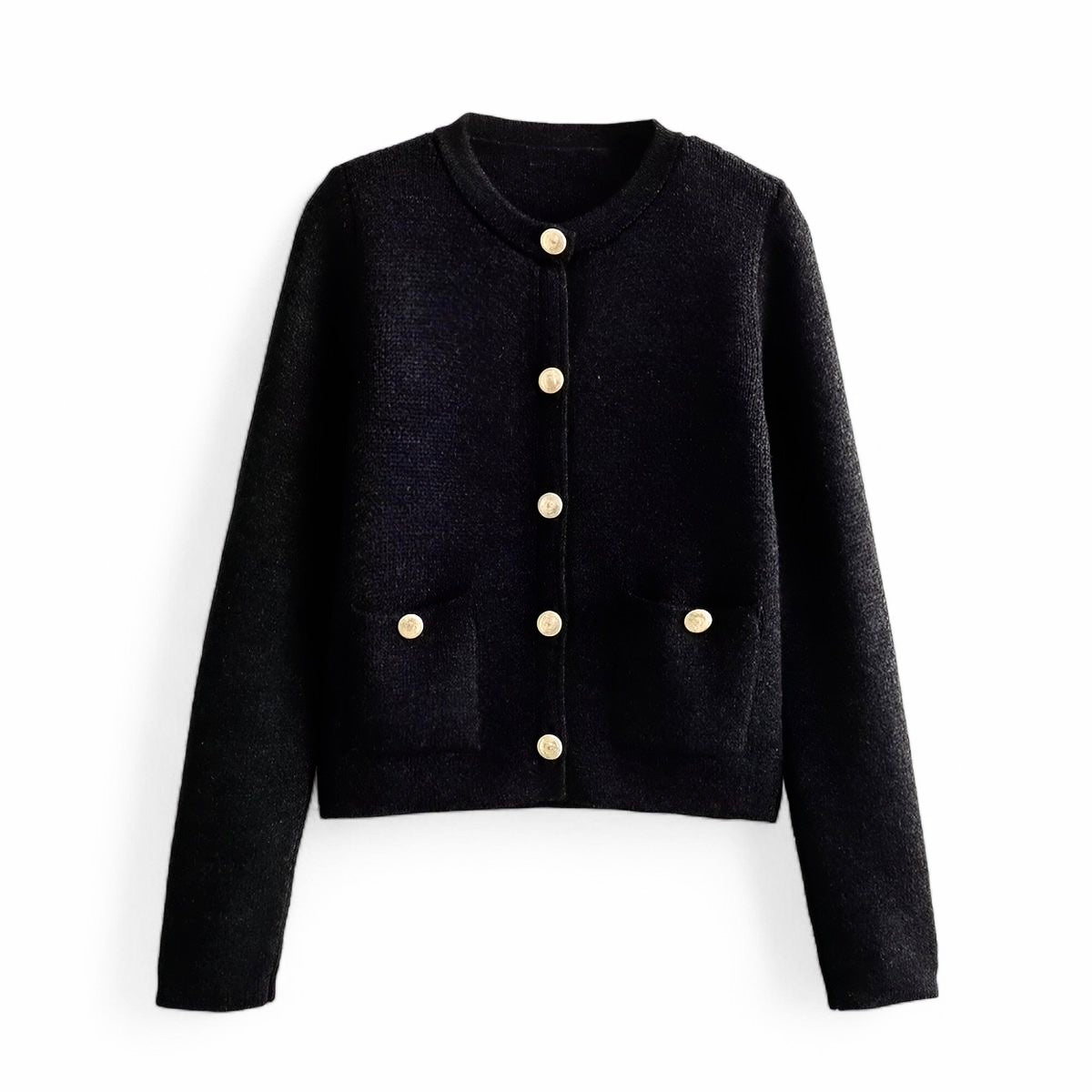 Carlyn | Vest Met Goude Knopen