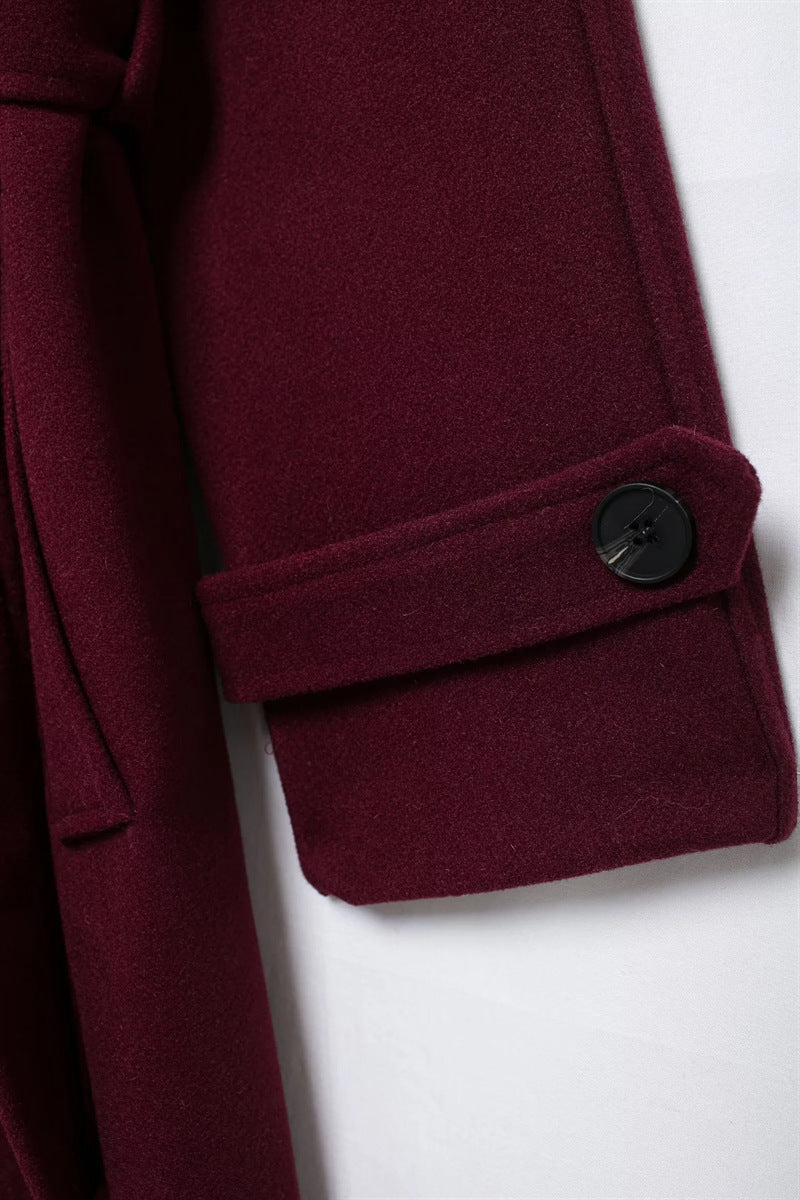 Jasmine | Elegante Burgundy Trenchcoat