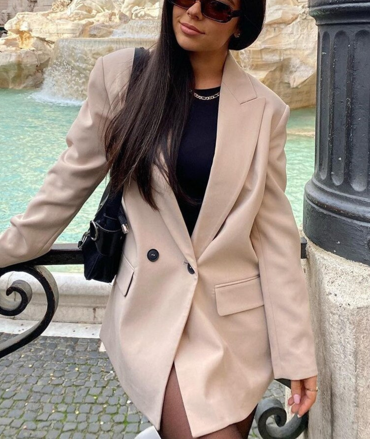Indy | Oversized Basic Blazer