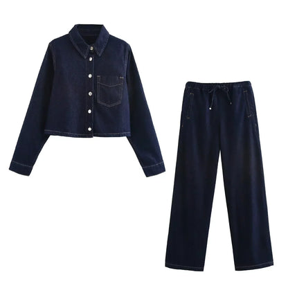 Margot | Denim Set Voor Dames
