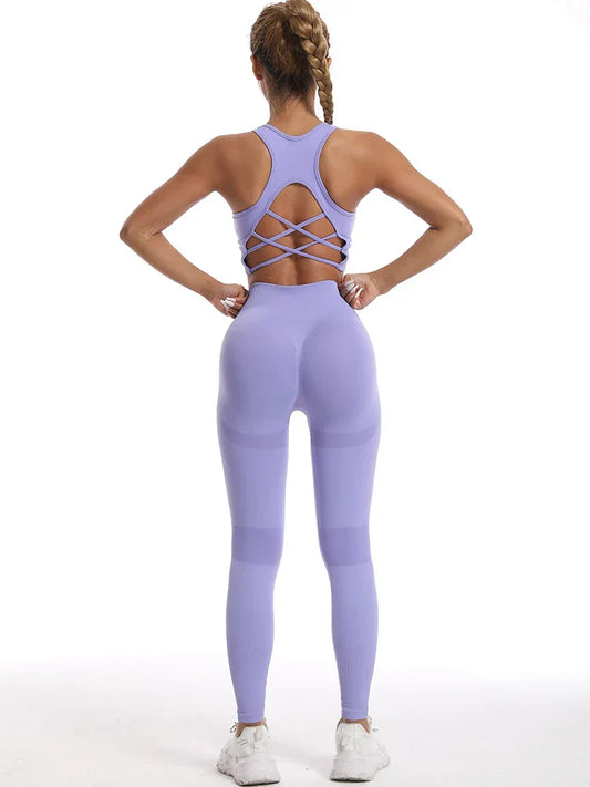 Liva | Twee-Delige Sportset Met Open Rug