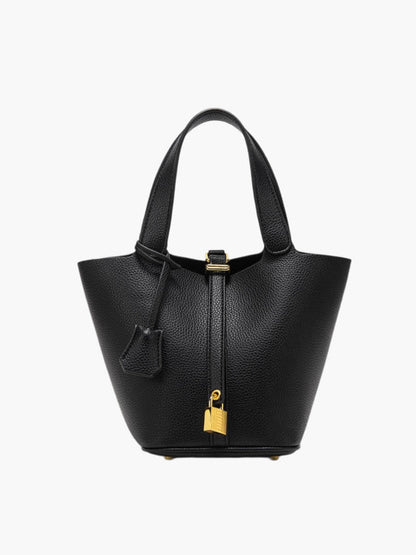 Mathilde | Elegante Vegan Tas Met Metalen Slot