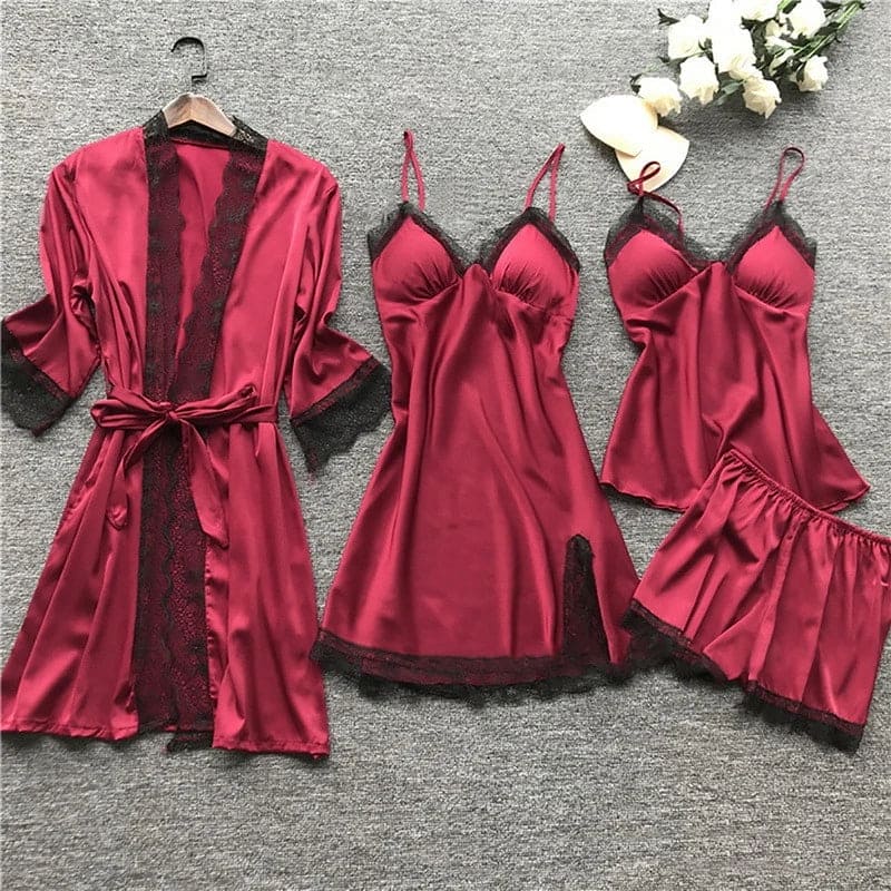 Amélie | Luxe Satijnen Pyjama Set