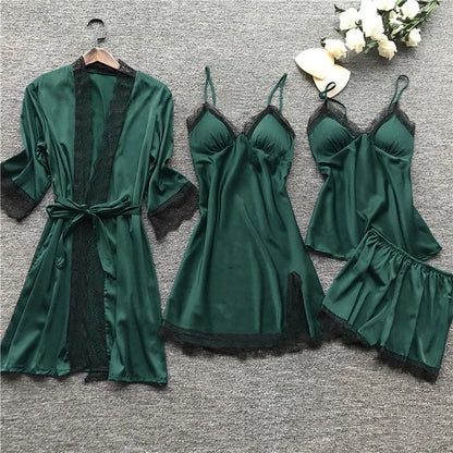 Amélie | Luxe Satijnen Pyjama Set
