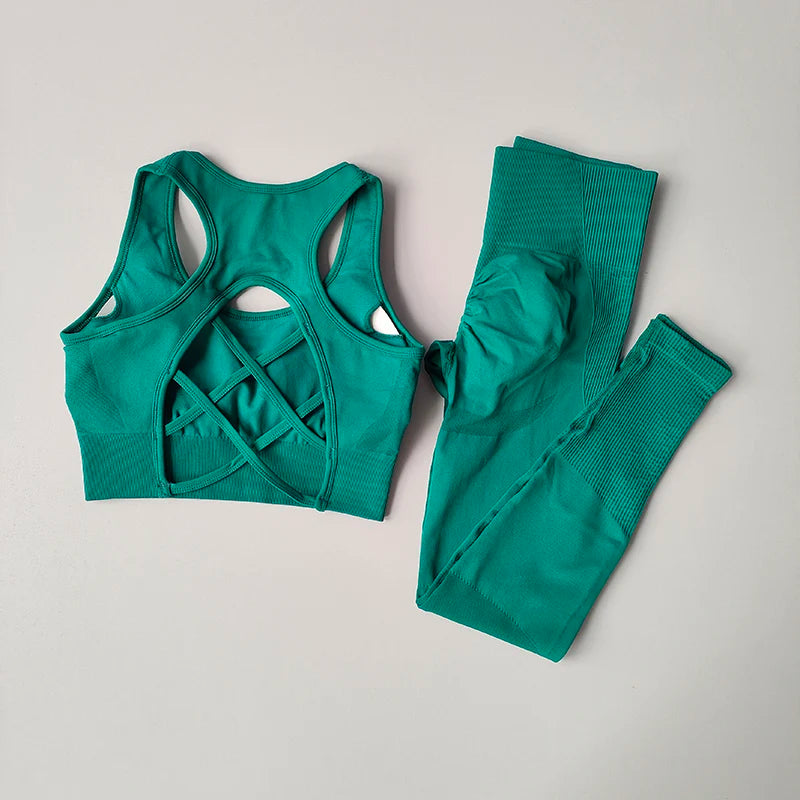 Liva | Twee-Delige Sportset Met Open Rug