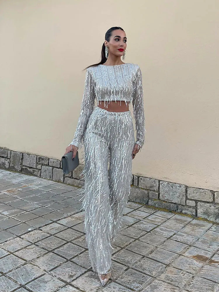 Grace | Glitterset Top Met Broek