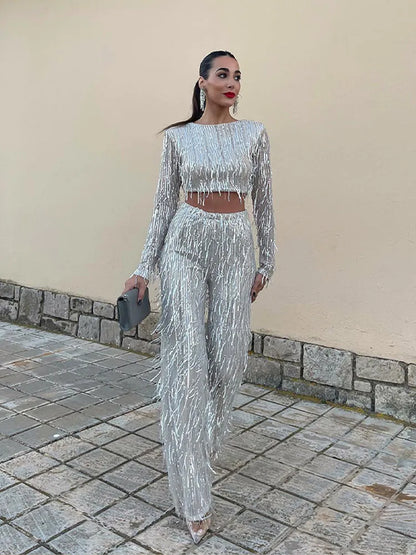 Grace | Glitterset Top Met Broek
