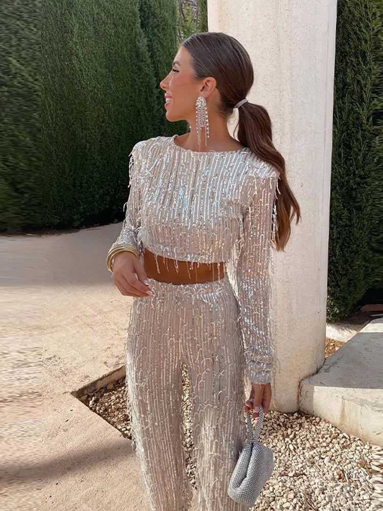 Grace | Glitterset Top Met Broek