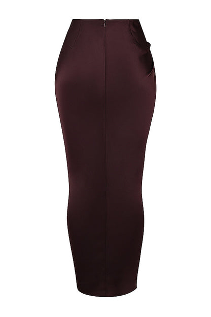 Ella | Satijnen Tweedelige Set Corset-Top En Rok