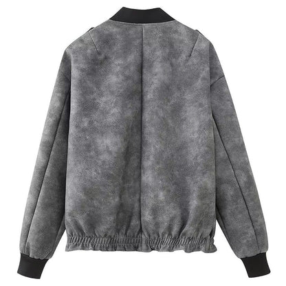 Yana | Stonewashed Vintage Bomber
