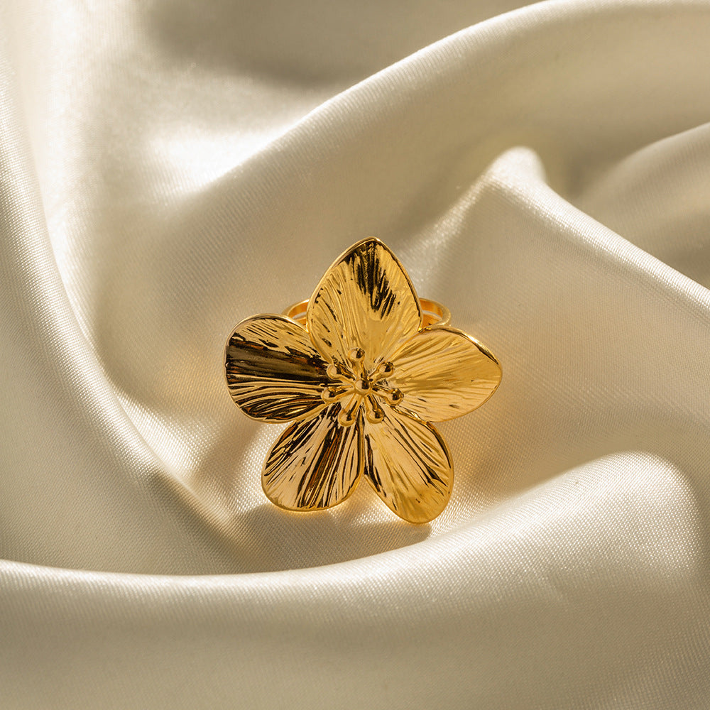 Gigi | Goude Bloemenring