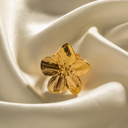 Gigi | Goude Bloemenring
