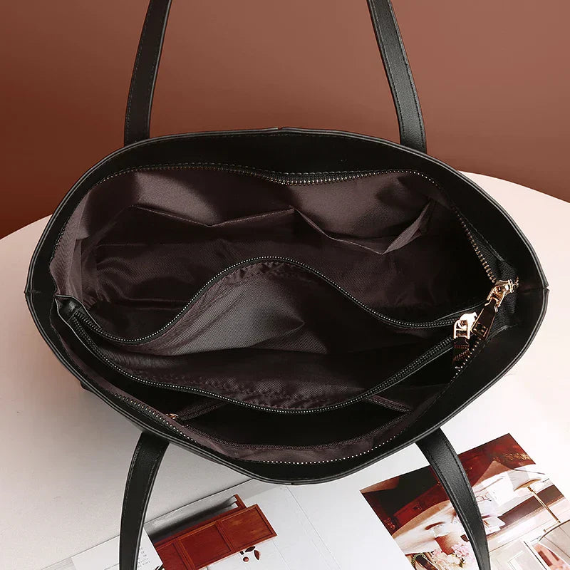 Saar | Elegante Vegan Leren Schoudertas