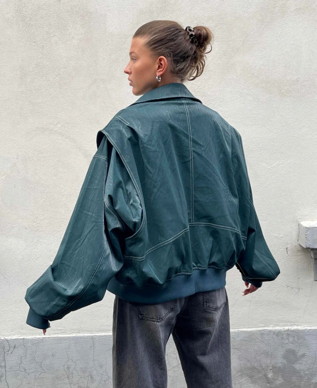 Zoe | Oversized Leren Jas