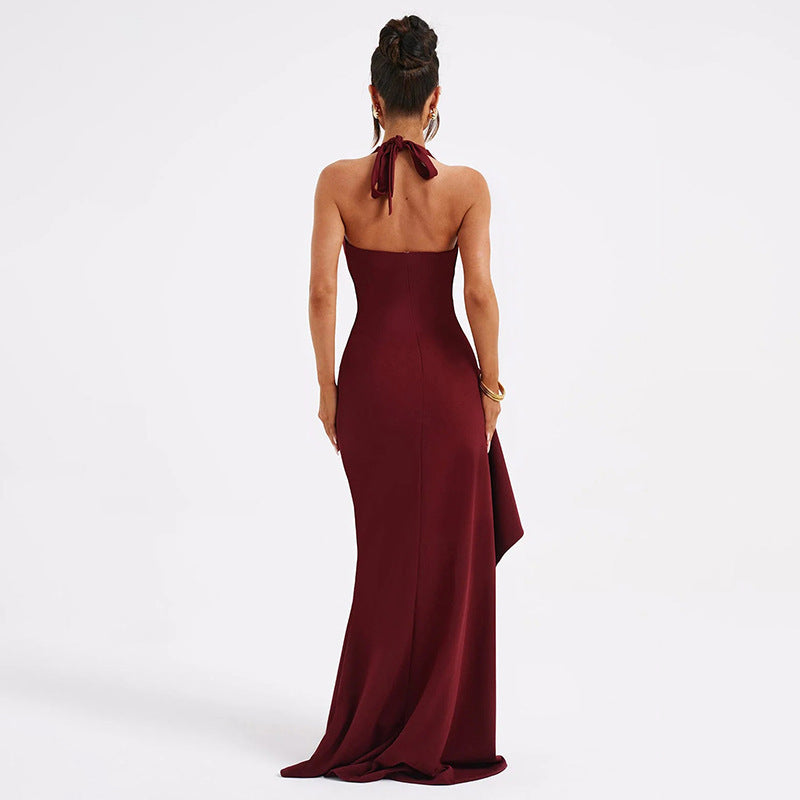 Josephine | Lange Jurk Met Open Hals