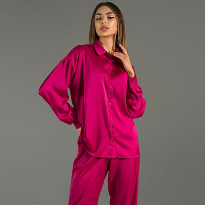Sterre | Satijnen Set Top Met Broek