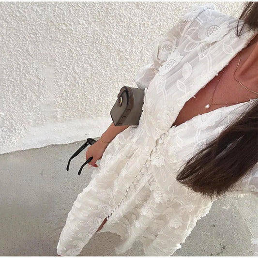 Isabel | Lange Witte Jurk