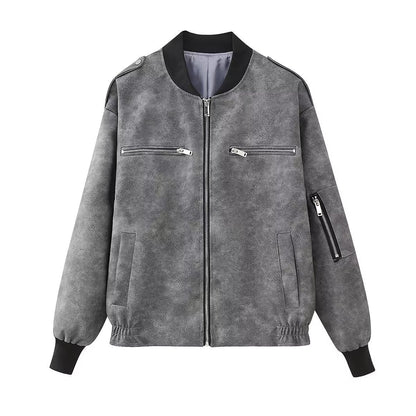 Yana | Stonewashed Vintage Bomber