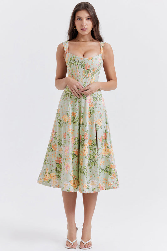 Joanna | Midi Bloemenjurk