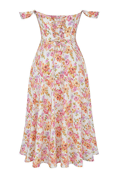 Joanna | Midi Bloemenjurk