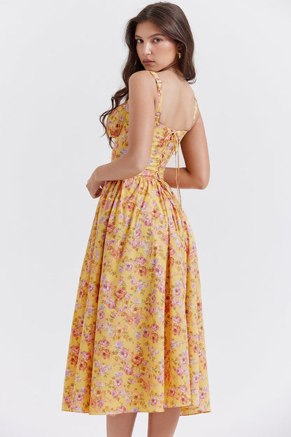 Joanna | Midi Bloemenjurk
