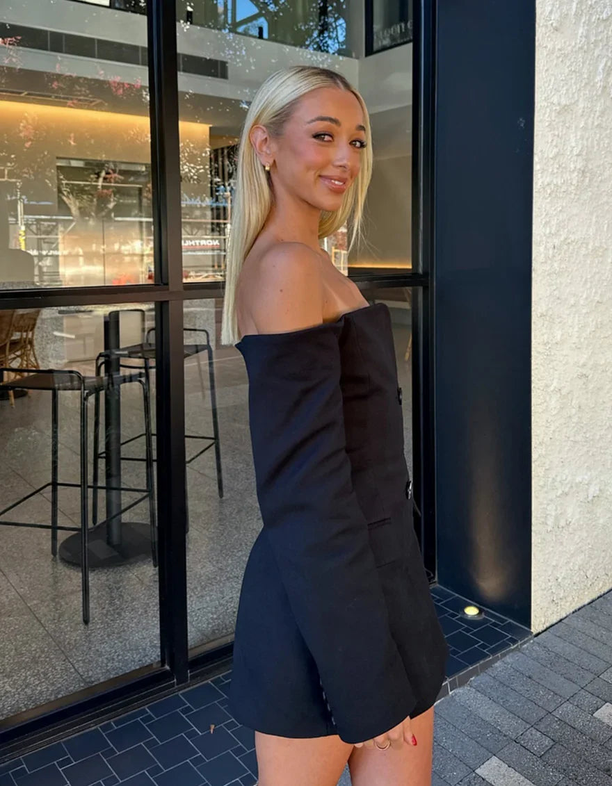Hariette | Offshoulder Blazerjurk