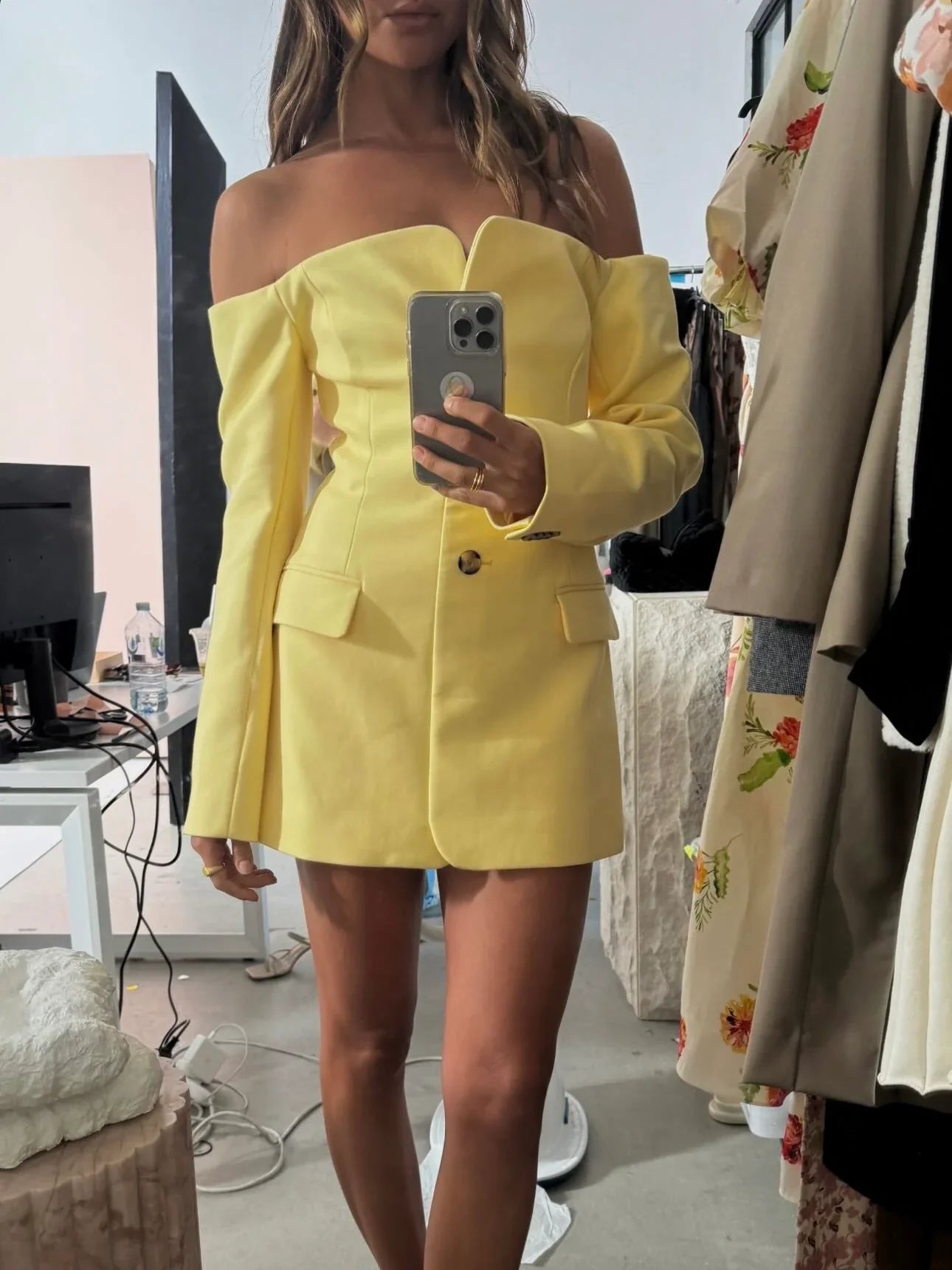 Hariette | Offshoulder Blazerjurk